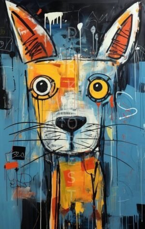 75fd6177354b89a80ff60a445d56e8c1 Διακοσμητικό πινακάκι τοίχου- Dog PANI-009