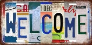 858e7aa4dcb80612ca66a5aefe1a1256 Πινακίδα σήμανσης- Welcome- PSNG-009