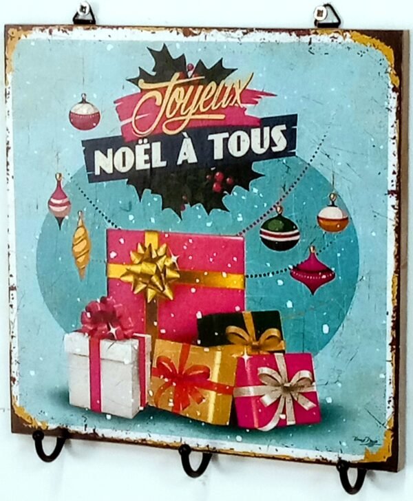 Χριστουγεννιάτικη κρεμάστρα τοίχου- Noel a tous- KCHR-003