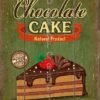Διακοσμητικό πινακάκι τοίχου- Chocolate cake- PKIT-072