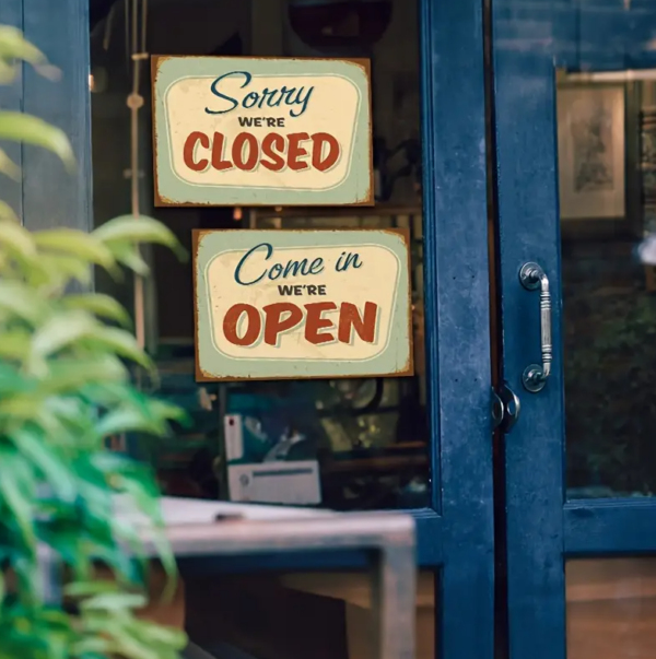 Πινακίδα σήμανσης- open-closed- PSNG-004