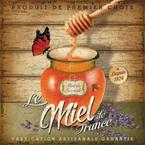 Διακοσμητικό πινακάκι τοίχου- Le miel- PKIT-039