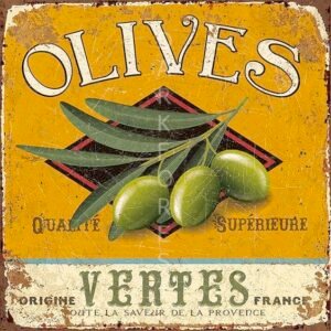 Διακοσμητικό πινακάκι τοίχου- Olives- PKIT-043