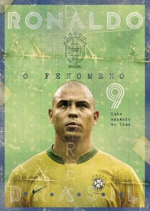 Διακοσμητικό πινακάκι τοίχου- Ronaldo- PATH-031