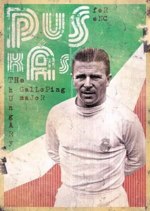 Διακοσμητικό πινακάκι τοίχου- Puskas- PATH-033