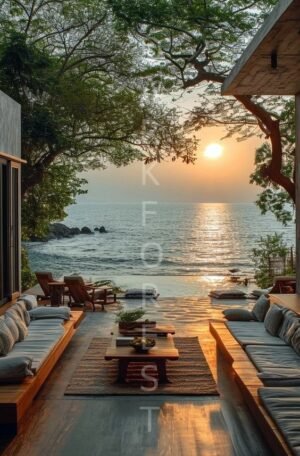 Διακοσμητικό πινακάκι τοίχου- Under the trees- PSEA-042