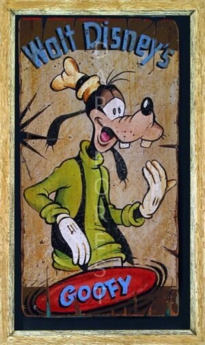 Διακοσμητικό πινακάκι τοίχου- Goofy- PCOM-024