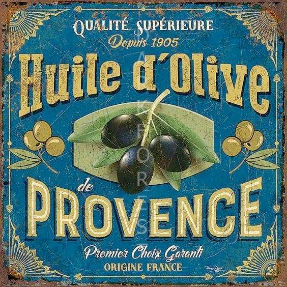 Διακοσμητικό πινακάκι τοίχου-Huile d’olive- PKIT-053