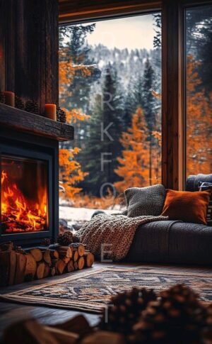 Διακοσμητικό πινακάκι τοίχου- Chalet- PSEA-045