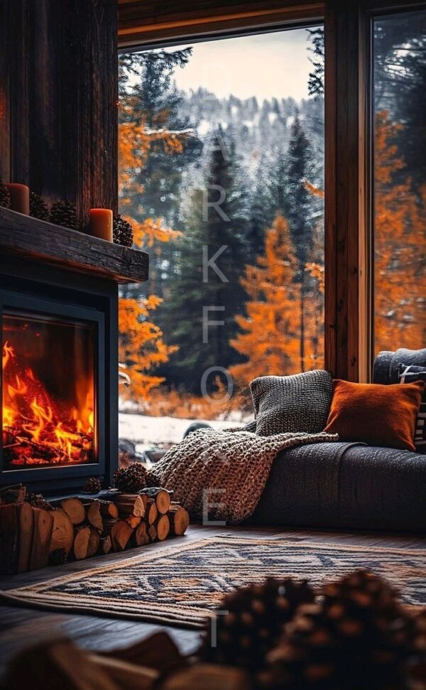 Διακοσμητικό πινακάκι τοίχου- Chalet- PSEA-045