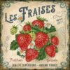 dfd9ab5cca7e094c7d81a0fc71a7fdf5 Διακοσμητικό πινακάκι τοίχου- Les fraises- PKIT-055