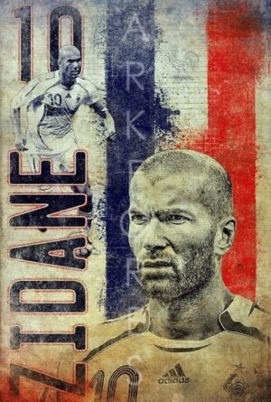 Διακοσμητικό πινακάκι τοίχου- Zidane- PATH-034