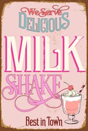 Διακοσμητικό πινακάκι τοίχου- Milkshake- PKIT-064