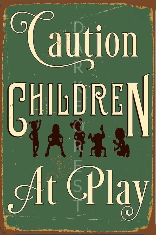 Διακοσμητικό πινακάκι τοίχου- CHILDREN AT PLAY- PQUO-057