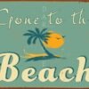 Διακοσμητικό πινακάκι τοίχου- Come to the beach- PQUO-068