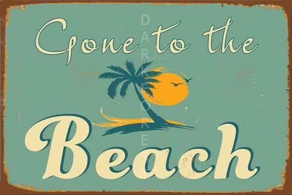 Διακοσμητικό πινακάκι τοίχου- Come to the beach- PQUO-068