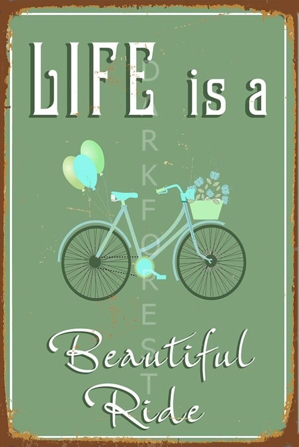 Διακοσμητικό πινακάκι τοίχου- Life- PQUO-028