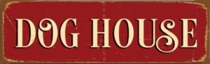 pnk-043 Διακοσμητικό πινακάκι τοίχου- Dog House- PQUO-040