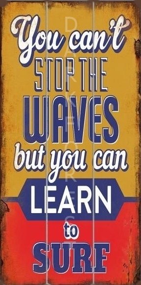 pnk-059 Διακοσμητικό πινακάκι τοίχου- The waves- PQUO-038