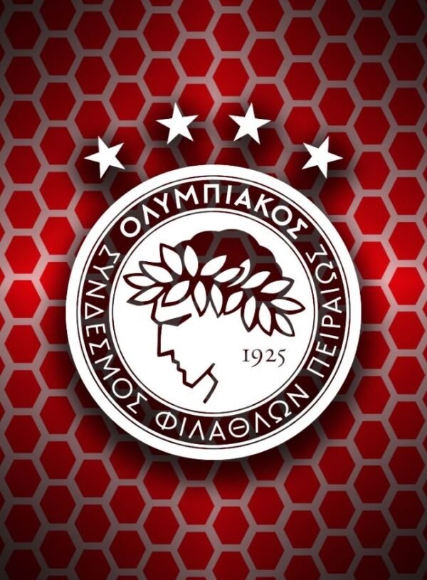 Διακοσμητικό πινακάκι τοίχου- Ολυμπιακός- PATH-010