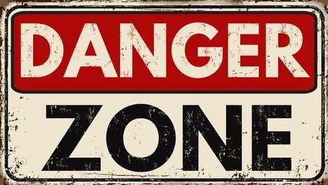 Διακοσμητικό πινακάκι τοίχου- Danger Zone- PCOM-029