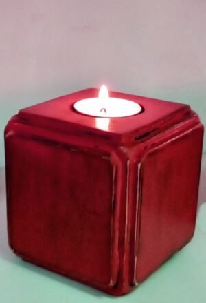 Ξύλινη βάση ρεσό- Κόκκινο- FANR-004