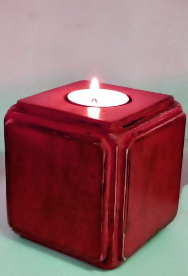 koooooooooooko Ξύλινη βάση ρεσό- Κόκκινο- FANR-004