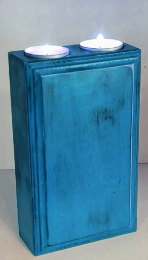 Ξύλινη βάση ρεσό- Μπλε- RES2-005