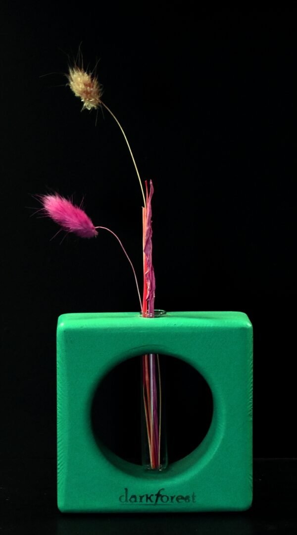 Τετράγωνος καλλιεργητής με γεωμετρικά σχέδια- Πράσινο- TKA-GREA