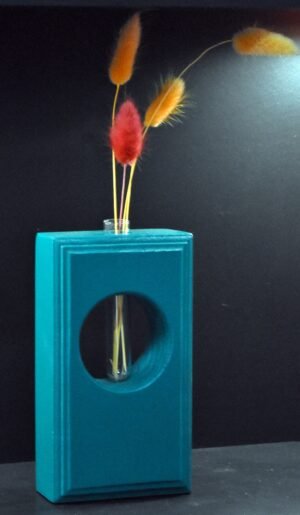 Ορθογώνιος καλλιεργητής με γεωμετρικά σχέδια- Τιρκουάζ- ΟΚΑ-ΤΙRΑ