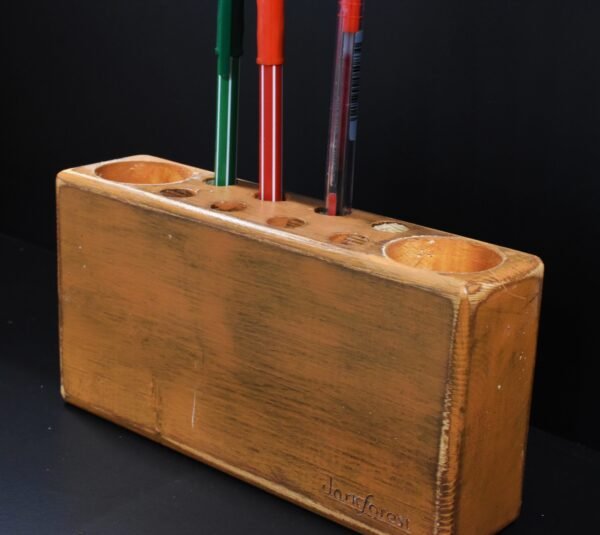 DSC_0092 Μολυβοθήκη 10 θέσεων- Καφέ- MLV10-KAFP