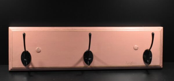 Κρεμάστρα με μεταλλικά άγκιστρα- Ροζ- KRM3-PINP