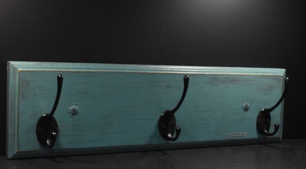 Κρεμάστρα με μεταλλικά άγκιστρα- Τιρκουαζ- KRM3-TIRP